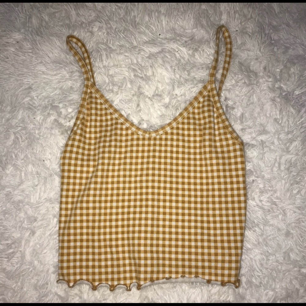 Yellow Pacsun Crop Top